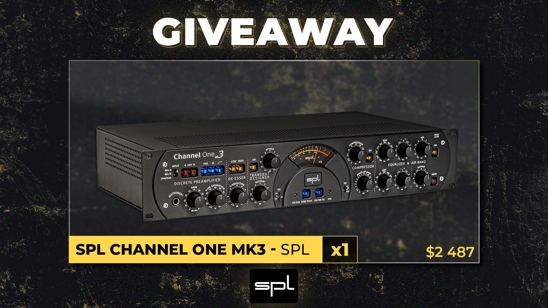 SPL Channel One Mk3 Giveaway