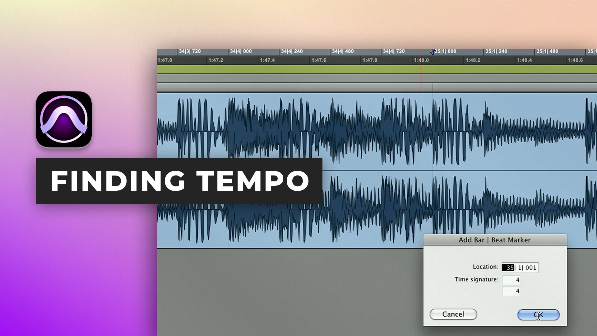 Finding tempo in Pro Tools