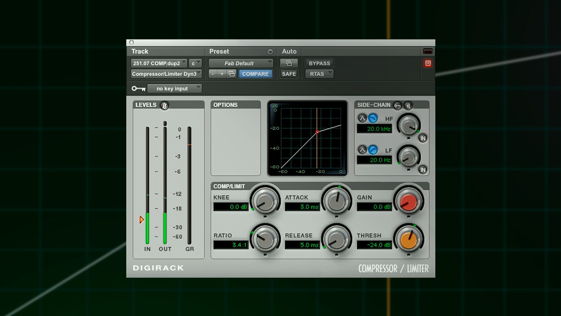 Sidechain compression