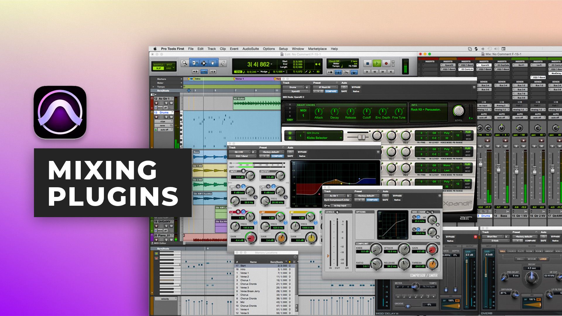 Mixing with Pro Tools plugins